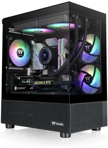 Корпус mATX Thermaltake View 170 TG ARGB, Micro-Tower, без БП,  черный [ca-1z4-00m1wn-00]